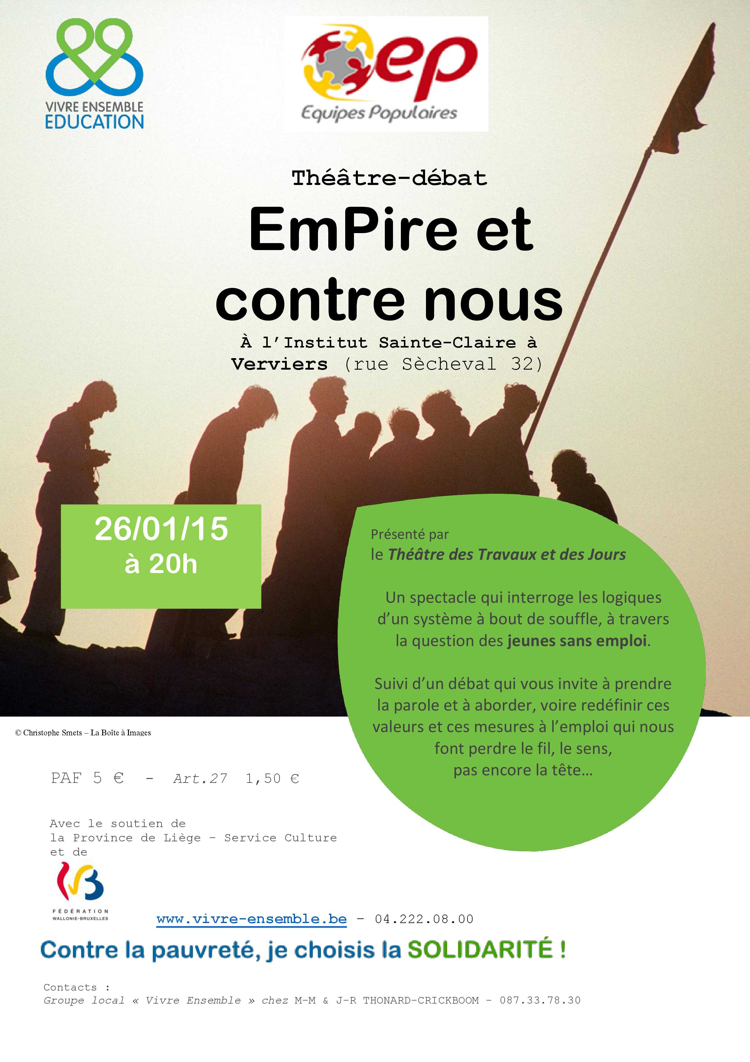 VEE - EmPire et Contre Nous - Verviers 26 01 2015 